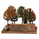 Wood with 8 small trees 20x25x20 cm for Nativity Scene 7-10 cm s4