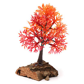 Autumn tree with cork base for Nativity Scene 7-10 cm