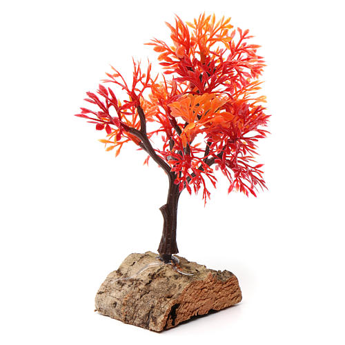Fall tree for Nativity Scene 7-10 cm with cork base 3