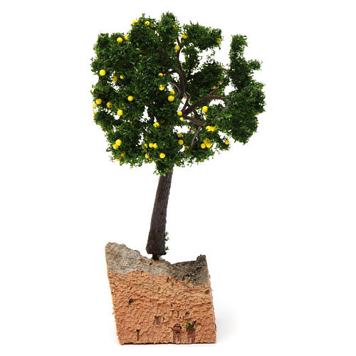 Limonenbaum Basis aus Kork für 7-10 cm Krippe 2