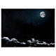 Hintergrund für DIY-Krippe nächtlicher Himmel mit Mond 50x70 cm s1