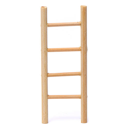 Wood Ladder 4 steps 10x5 cm for 8-9 cm Nativity 1