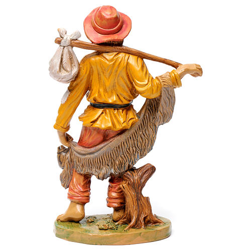 Man with water-bottle and sack for 30 cm Nativity Scene 5