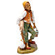 Uomo con maiale 30 cm per presepe s4