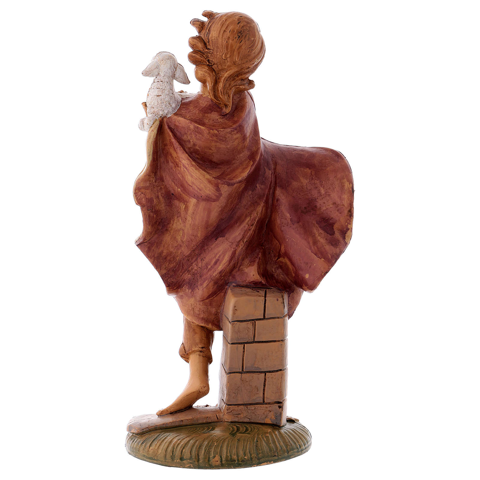 Weihnachtskrippe Figuren Dekop Krippenfigur Hirte Mit Lamm - 7cm Hirte Mit  Lamm Krippe, image size:1600x1600