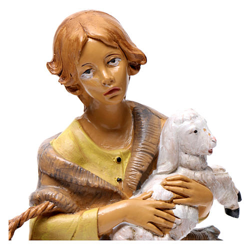 Woman with sheep for 30 cm Nativity Scene 2