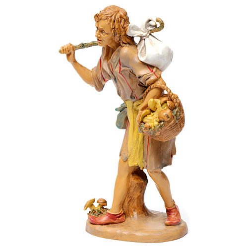 Uomo con bastone 30 cm per presepe 3