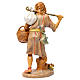 Uomo con bastone 30 cm per presepe s5