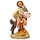 Shepherd with barrel-organ for Nativity Scene 30 cm s1