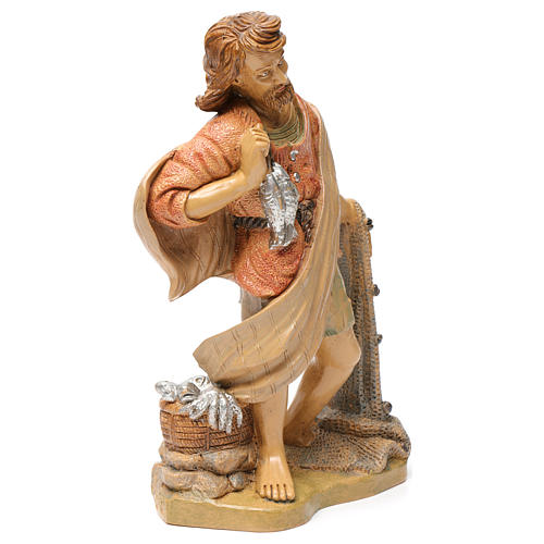 Fisherman with fishes for 30 cm Nativity Scene 3