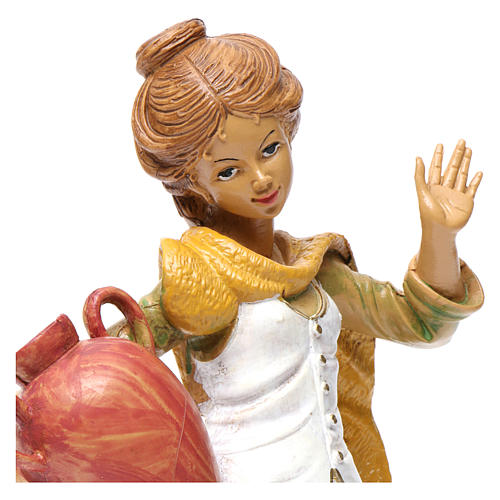 Mulher com jarra 30 cm para presépio 2