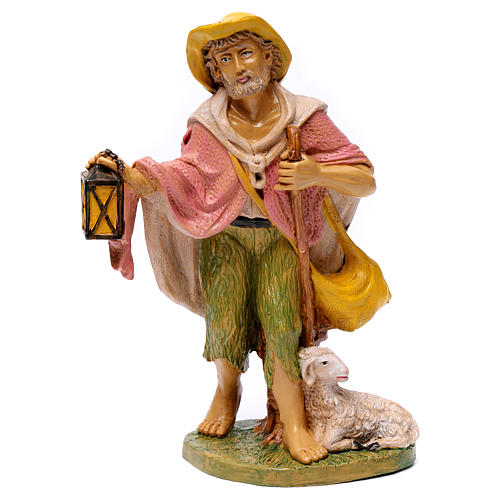 Shepherd with lantern for 30 cm Nativity Scene | online sales on ...