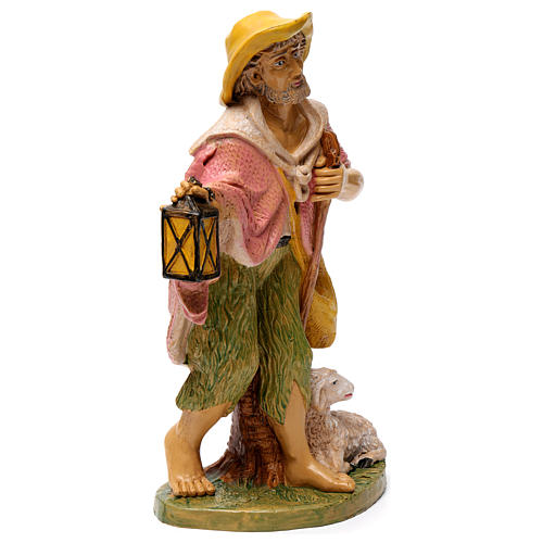 Shepherd with lantern for 30 cm Nativity Scene 4