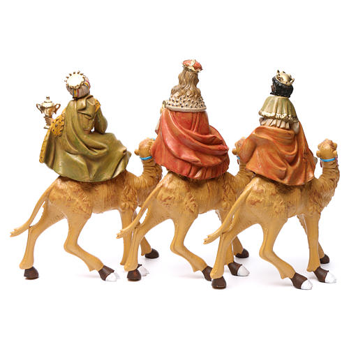 Reyes Magos y camellos 30 cm de altura media 3 piezas 6