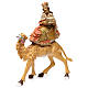 Reyes Magos y camellos 30 cm de altura media 3 piezas s4