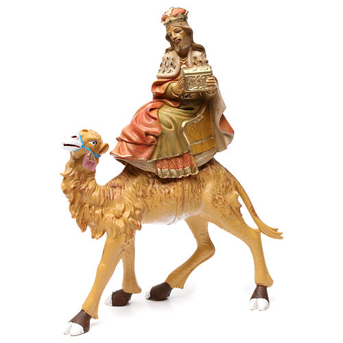 Reis Magos nos camelos 3 peças para Presépio com figuras de altura média 30 cm 4