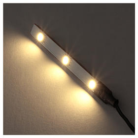 LED branco plano triplo de baixa tensão