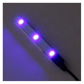 Led blu piatto triplo a basso voltaggio