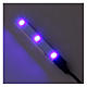 LED azul plano triplo de baixa tensão s2