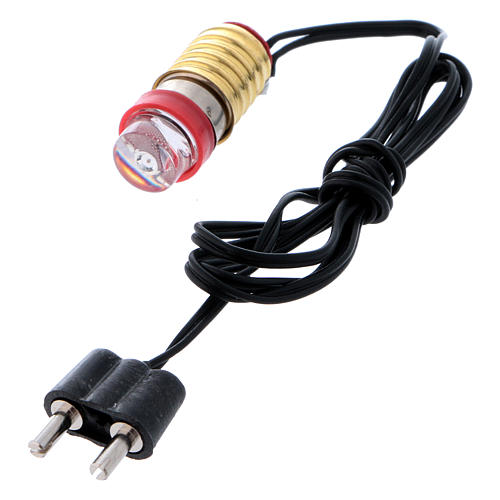 LED lâmpada vermelha com cabo de baixa tensão 3