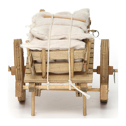 Cart with sacks 10x15x10 cm 3