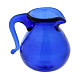 Blue glass jug height 2 cm s1