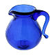 Blue glass jug height 2 cm s2