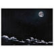 Céu noturno com lua em papel 70x100 cm s1