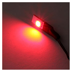 LED vermelho plano individual de baixa tensão.