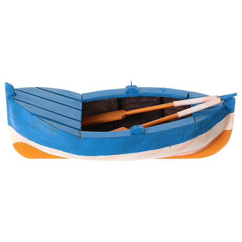 Barco em miniatura para presépio de Natal com figuras altura média 10 cm 1