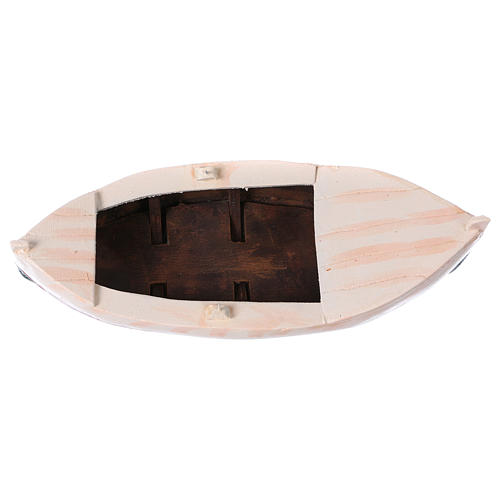 Boot aus Holz für 12 cm Krippe 5