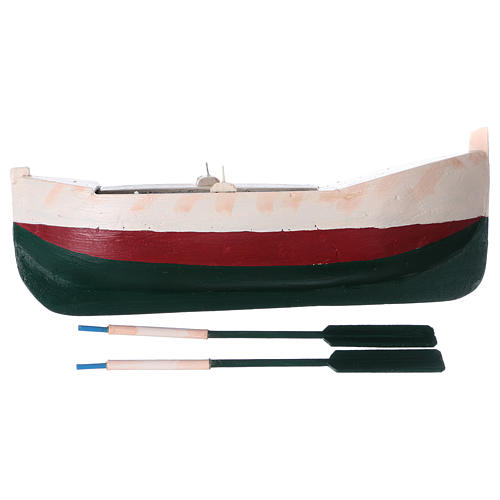 Barco madeira para presépio com peças de 12 cm de altura média 4