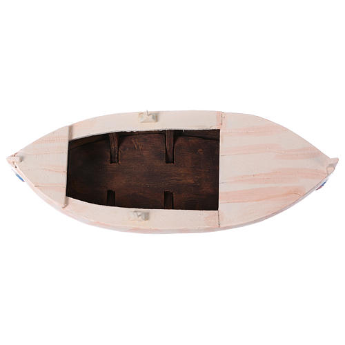Barca madeira para presépio com peças de 12 cm de altura média 5