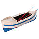 Painted rowboat for Nativity Scene 12 cm s2