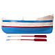 Painted rowboat for Nativity Scene 12 cm s4