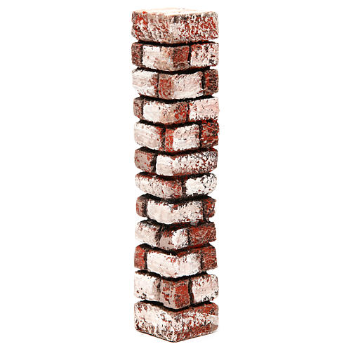 Coluna de poliestireno pintada 25x5x5 cm 3