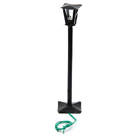 Réverbère de rue et lanterne h réelle 17 cm - 12V