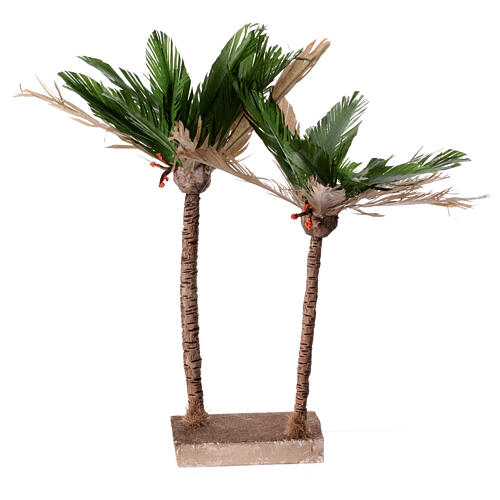 Palm trees for Neapolitan Nativity scene DIY, 30 cm 3