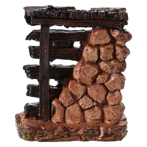 Banco suonatore 5x5x3 cm resina per presepe 2