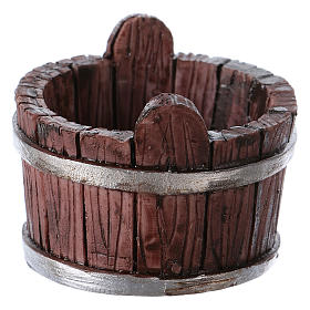 Ferramentas de Trabalho para Presépio: Tina oval 4x5x5 cm resina para presépio Ferramentas de Trabalho para Presépio: Tina oval 4x5x5 cm resina para presépio