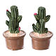 Vase and plant 2-piece-set 3x2x2 cm for Nativity Scene s1