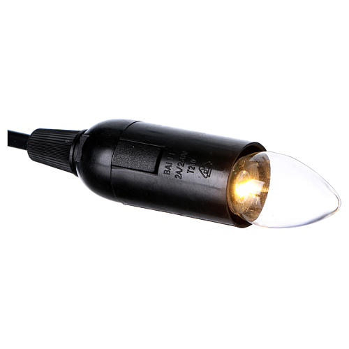 Lampenfassung mit Lämpchen und Kabel, E14, 220 V, für DIY-Krippe 1