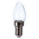 Lampada led bianco caldo 6 cm att. E14 220V per presepe s1