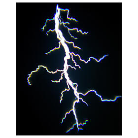 Lightning and thunder, synchronised 116x138x99 mm for Nativity scene