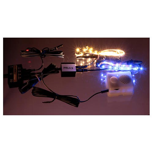 Mehrfachsteuergerät Frial One Music, 30 hellblaue und 60 weiße LEDs, mit Tonwiedergabegerät 3