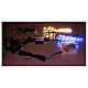 Control unit Frial One Music 30 light blue LEDs 60 white LEDs with musical device for Nativity scene s3