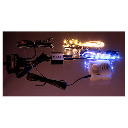 Controlador Frial One Music 30 LED azuis 60 LED brancos dispositivo musical para presépio 3