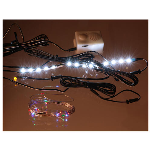 Centrala, zestaw świateł stałych do szopki i odtwarzacz dźwięków 3