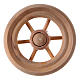 Nativity Carriage Wheel light wood diameter 3.8 cm s1