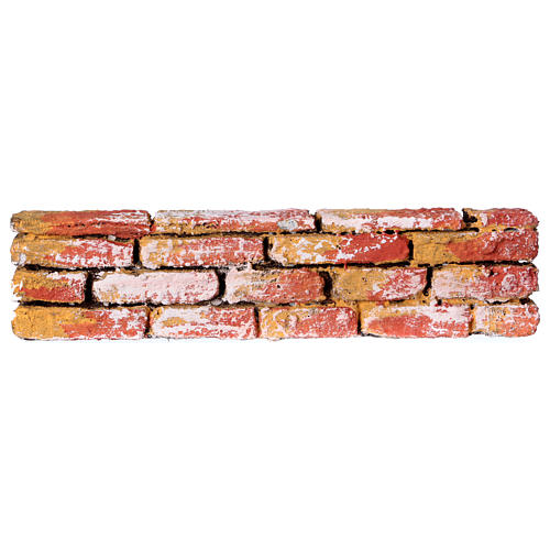 Painted Brick Wall in polystyrene 5x20x3 cm 1